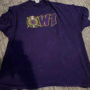 Omega Psi Phi Fraternity WT purple SS T-SHIRT 2XL VG FS - Picture 1 of 4