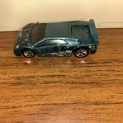 Hot Wheels 1990 Lamborghini Countach 1:64 Cond Blueish Green  Diecast SB 4#20 - Image 1 of 4