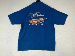 Tommy Bahama 100% Silk Blue Paradise In Every Puff Embroidered Cigars Mens XL - Picture 1 of 9