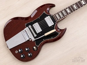 1969 GIbson SG Standard Vintage Guitar w/ Maestro Vibrola, Pat # T-Tops, Case - Picture 1 of 24