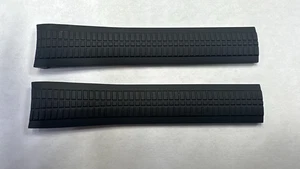 Authentisches Patek Philippe schwarzes AQUANAUT ungeschnittenes Kautschukband für 5164A 21 x 18 mm - Bild 1 von 5