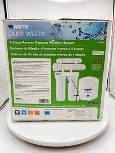 Watts 4 Stage Reverse Osmosis Filtration System ,Open Box - Picture 1 of 5