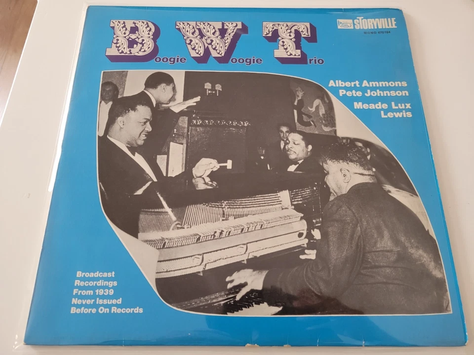 LP ALBUM 33T  12" - BWT Boogie Woogie Trio - MONO 670184 Germany  piano blues - Photo 1/4