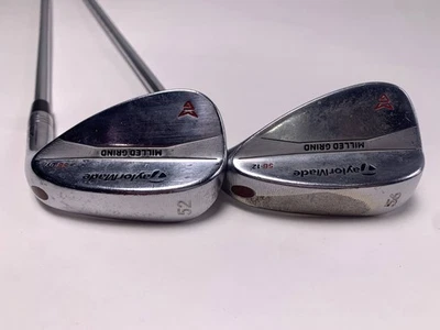 TaylorMade Milled Grind Satin Chrome Wedge Set 52* 9 | 56* 12 NS Pro Mens RH-.5" - Image 1 of 4