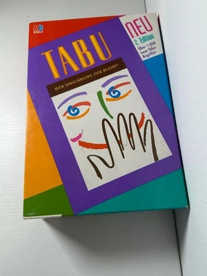 MB Spiele TABU Partyspiel Ratespiel Familienspiel 2. Edition von 1994 Retro - Bild 1 von 3