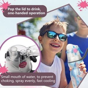 Bpa-free Water Bottle Insulated Mist Spray with Capacity Leak-proof Design - Imagen 1 de 14