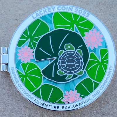 2023 Lackey Geocoin & Tag Set - Activated & Adoptable - 3 Individual Trackables - Image 1 of 4