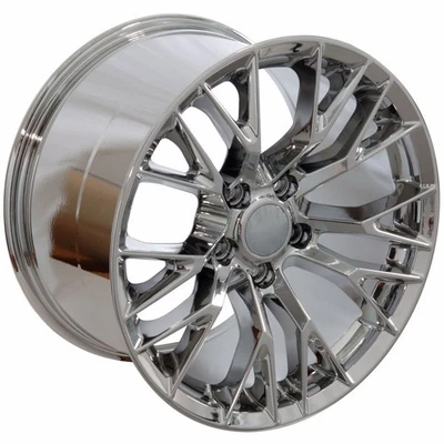 Chrome Wheel 18x10.5 Corvette C7 Z06 Style fits 1993-2002 Pontiac Firebird - Image 1 of 3