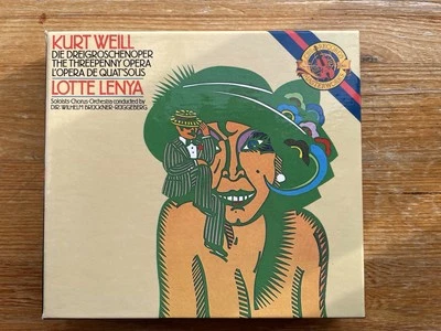 Die Dreigroschenoper von Kurt Weil, Aufnahme von 1958 mit Lotte Lenya,mit Text - Bild 1 von 2