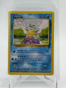 Pokemon TCG Cards Squirtle 93/130 Base Set 2 NM-M - Picture 1 of 2