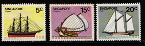 Singapore 1980 Ships 5c, 15c, 20c SG365, 367-68 Mint - Bild 1 von 1