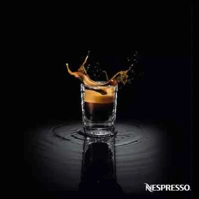 4 vasos de café espresso de doble pared Nespresso Citiz, taza 80 ml, 2,7 oz Foto 1 de 3