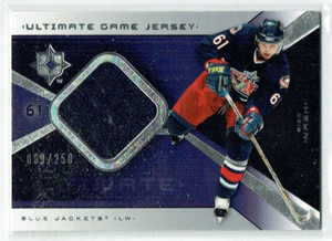 04-05 UD Upper Deck Ultimate  Rick Nash  /250  Jersey