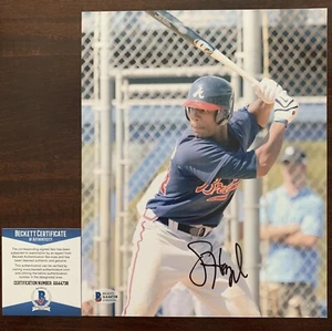 Jason Heyward Auto Signed 8x10 Photo Atlanta Braves Beckett COA Cubs - Picture 1 of 1