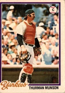 Thurman Munson New York Yankees 1978 O-Pee-Chee 200 - Imagen 1 de 2