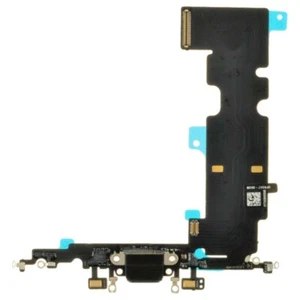 Flex Cavo Porta Ricarica Microfono per Apple iPhone 8 Plus Nero Ricambio Parte - Foto 1 di 2