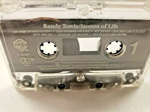 Randy Travis "Storms of Life" Cassette no case - Picture 1 of 2