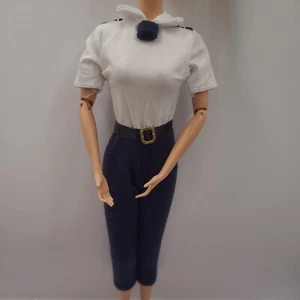 Vintage Barbie Pilot or Flight Attendant Outfit Romper Uniform *doll not include - Picture 1 of 5