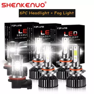 Para For Toyota Corolla 2009-2013 6000K Faro LED alto/bajo + de luz antiniebla - Bild 1 von 11
