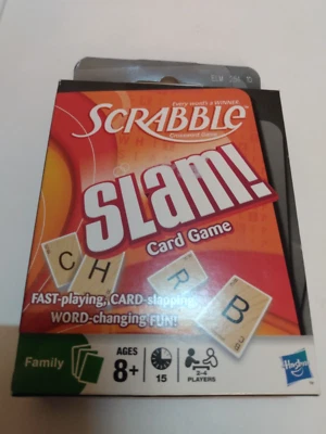 Scrabble Slam! Card Game Hasbro Hasbro Parker Brothers 2008 New In Sealed Box - Image 1 of 2