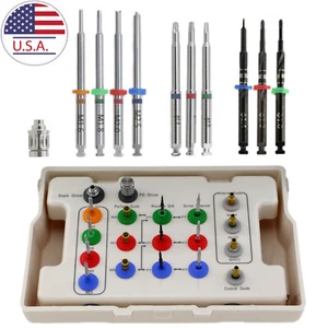 Dental Implant Fractured Screw Removal Kit Remove Revese Claw Drill SR Tool - Picture 1 of 35