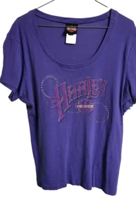 Camiseta para mujer XXL Harley Davidson Frontier HD Lincoln Nebraska distribuidor - Imagen 1 de 2