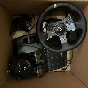 Logitech G920 Steering Wheel w/ Pedals & Shifter PC, EUC (Read Description) - Picture 1 of 1