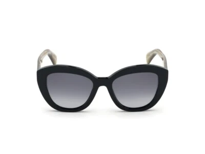 Just Cavalli JC864S 01A All Black Cat Eye Plastic Sunglasses Frame 52-19-145 864 - Image 1 of 4