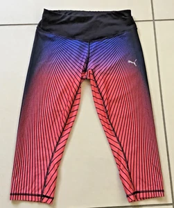 Womens PUMA All Eyes on Me 3/4 Dry Cell Gym / Running Tights Size UK 8. - Picture 1 of 6