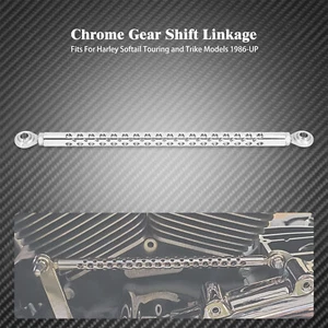 Eslabón de cambio hueco 330 cromado apto para Harley Touring Softail Dyna - Imagen 1 de 12