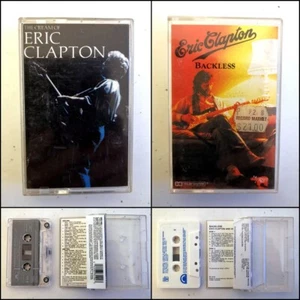 Genuine Eric Clapton Backless & Cream of Eric Clapton Cassette Tapes - Picture 1 of 6
