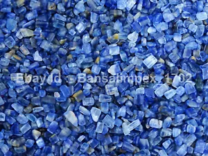 Lotto di chip gemma sciolta blu kinite grezza grezza brasiliana naturale - Foto 1 di 5