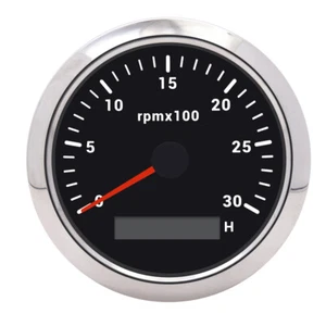 85mm Tachometer Gauge 0-3000 RPM Rev Counter Universal Car Motor Engine Boat UK - Picture 1 of 13