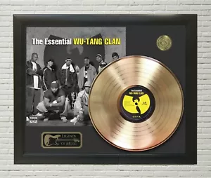 Wu Tang The Essential Framed Legends Of Music Gold LP Record Display - Picture 1 of 4