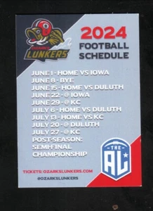 Ozarks Lunkers--2024 Pocket Schedule--TAL - Bild 1 von 1