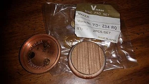 Pastillas de freno Vesrah Yamaha YT175 YTM YFM 200 225 250 350 VD-234 RQ - Imagen 1 de 2