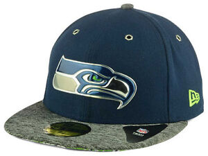 2016 NFL Draft On Stage Seattle Seahawks Fitted Hat New Era 59FIFTY Official