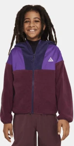 NIKE Youth NSW ACG Full-Zip Jacket Purple Burgundy FD5955 681 - Large New - Picture 1 of 4