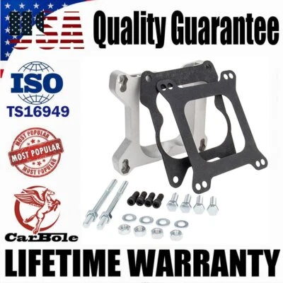 Новый адаптер карбюратора 4 барр. на 4 барр. подходит для коллектора AFB Carter Quadrajet CarBole - Изображение 1 из 4