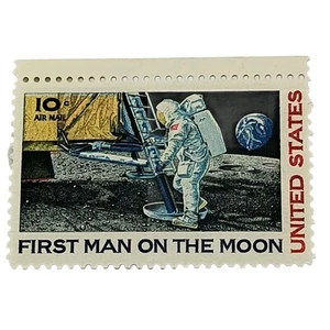 1969 U.S AIRMAIL CLASSICS First Man on the Moon Sc#C76 M/NH/OG SPACE TOPICAL - Picture 1 of 5