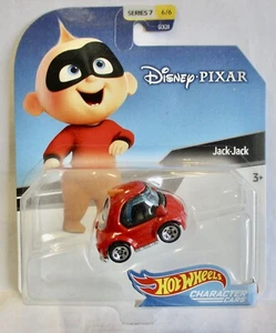 HOT WHEELS CHARACTER CARS DISNEY PIXAR THE INCREDIBLES JACK-JACK SERIES 7 6/6 - Picture 1 of 1