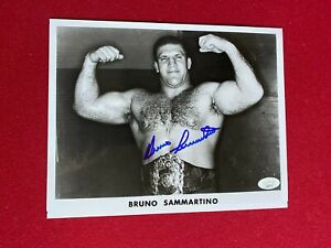 Bruno Sammartino  "Autographed" (JSA) 8" x 10" Photo (The Living Legend)