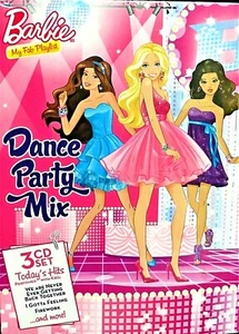 Barbie, Dance Party Mix NEW 3 CDS 35 HITS Performed w/ Kids Age 3 up Sing a Long - Imagen 1 de 5