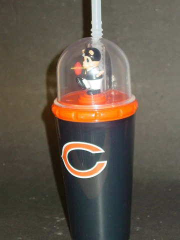 NFL Chicago Bears Mascot Drinking Cup, NEW Cover