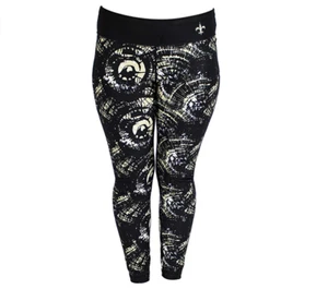 FOCO NFL Women's New Orleans Saints Thematic Print Leggings - Picture 1 of 5