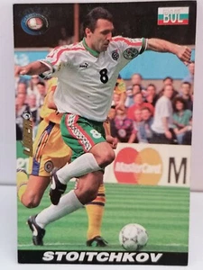 FRANCE 98 Card #64 HRISTO STOICHKOV Bulgaria Team, 1998 FIFA WORLD CUP TCG Peru - Picture 1 of 2