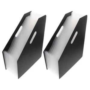 2 Pcs File Folder Storage Rack Student Paper Holder Expandable Organizer - Picture 1 of 12