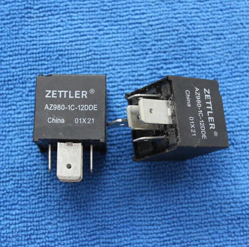 1pcs ZETTLER AZ980-1C-12DDE 12VDC Power Relay 5Pins New Same as ZZ1413-3-R - Image 1 of 1