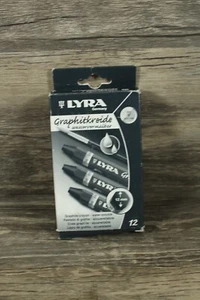 Lyra Graphite Crayon, 9B partial box 11 psc. - Picture 1 of 3
