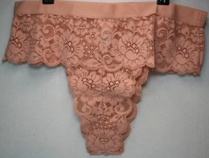 Free People HAH Panty Spin Me in pizzo rosa di rame grande - Foto 1 di 8